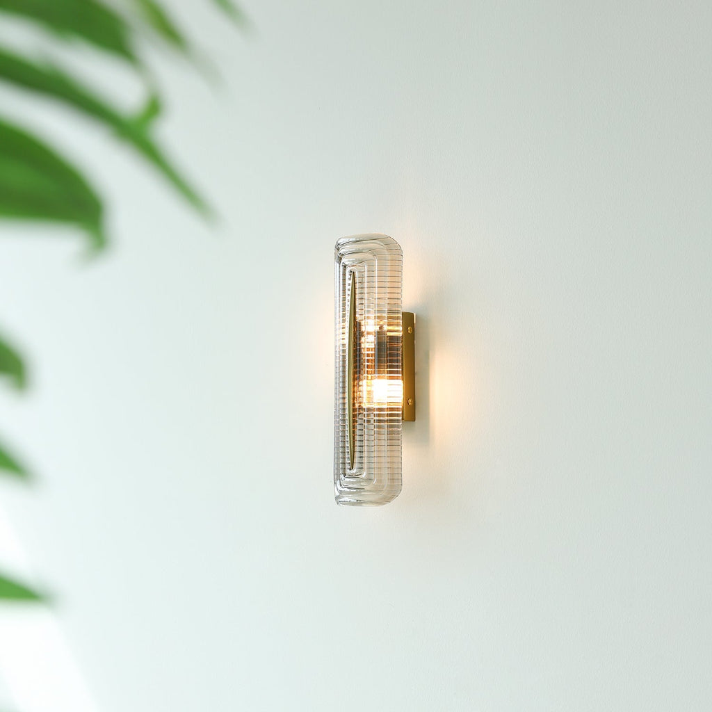 Geometric Wall Lights — Sculpted Silhouette Crystalline Glow