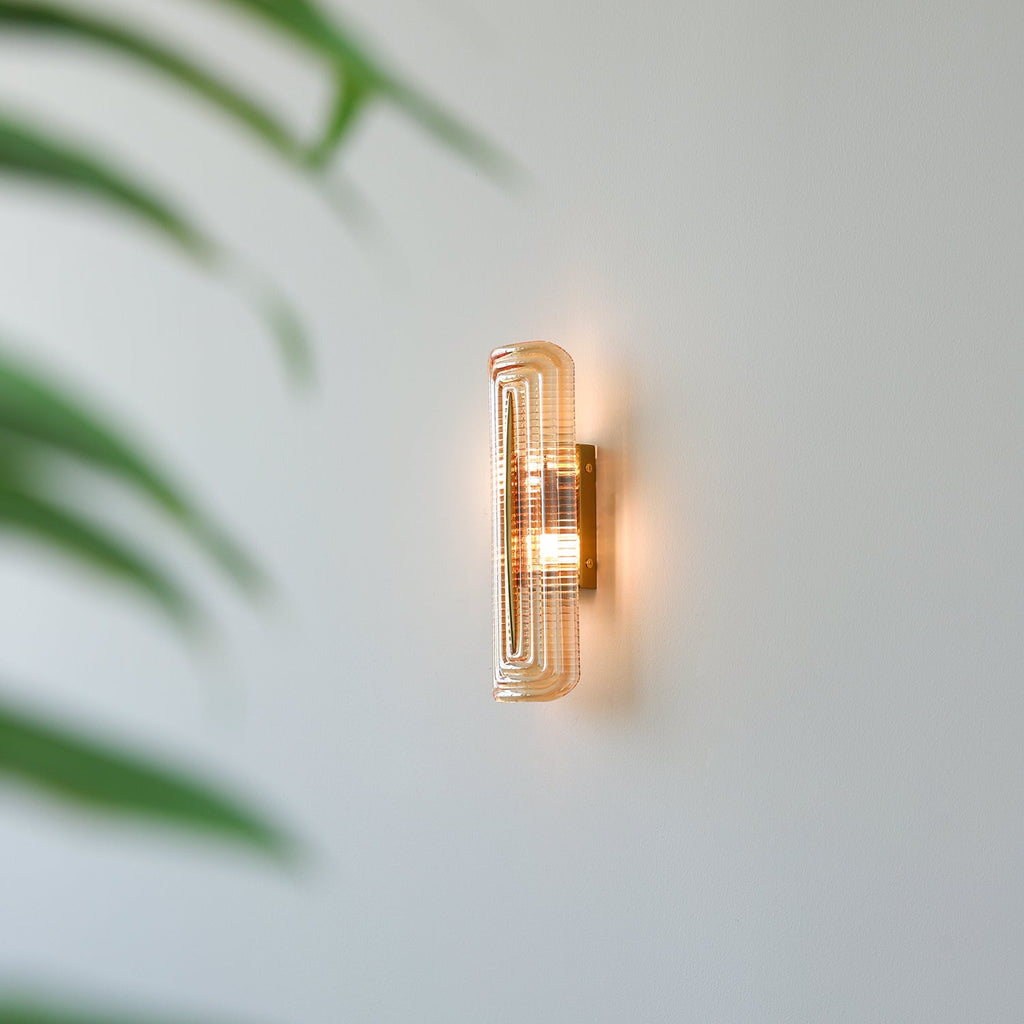 Geometric Wall Lights — Sculpted Silhouette Crystalline Glow