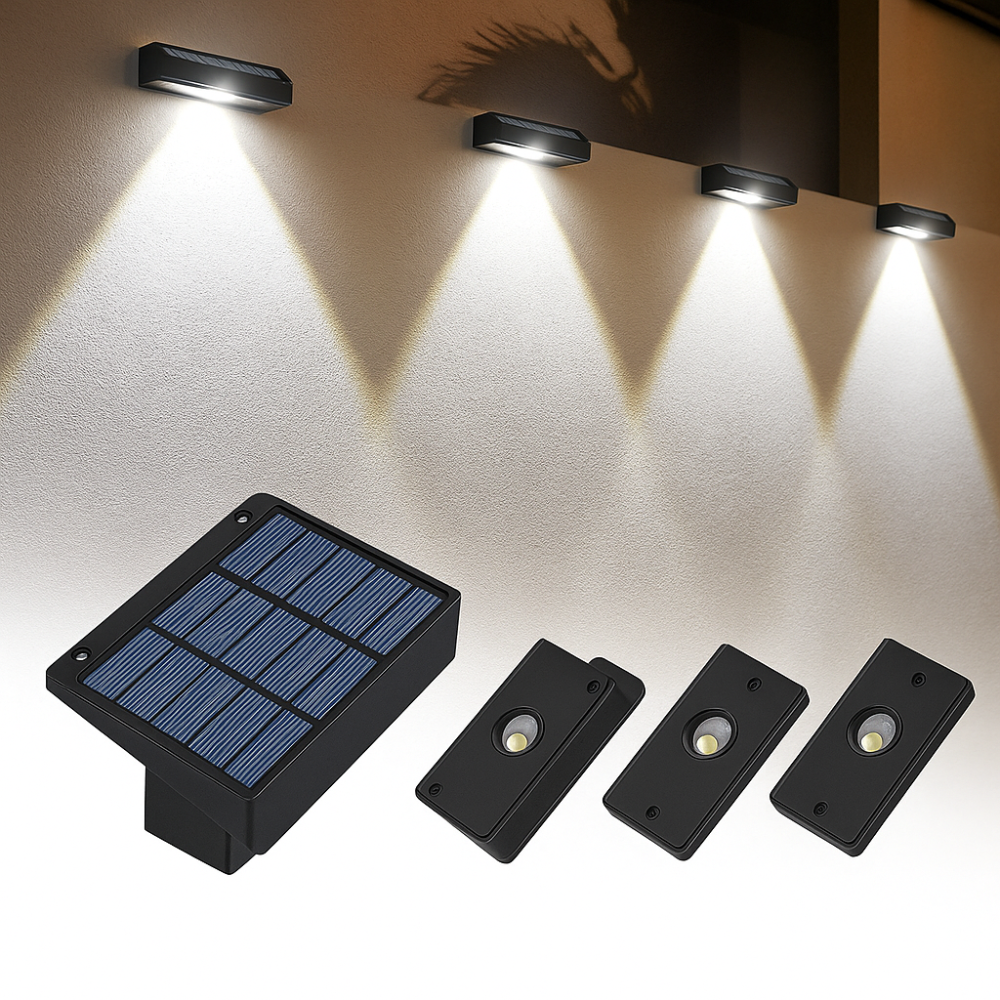 Automatic Solar Pathway Lights Bright LED Outdoor Lamps