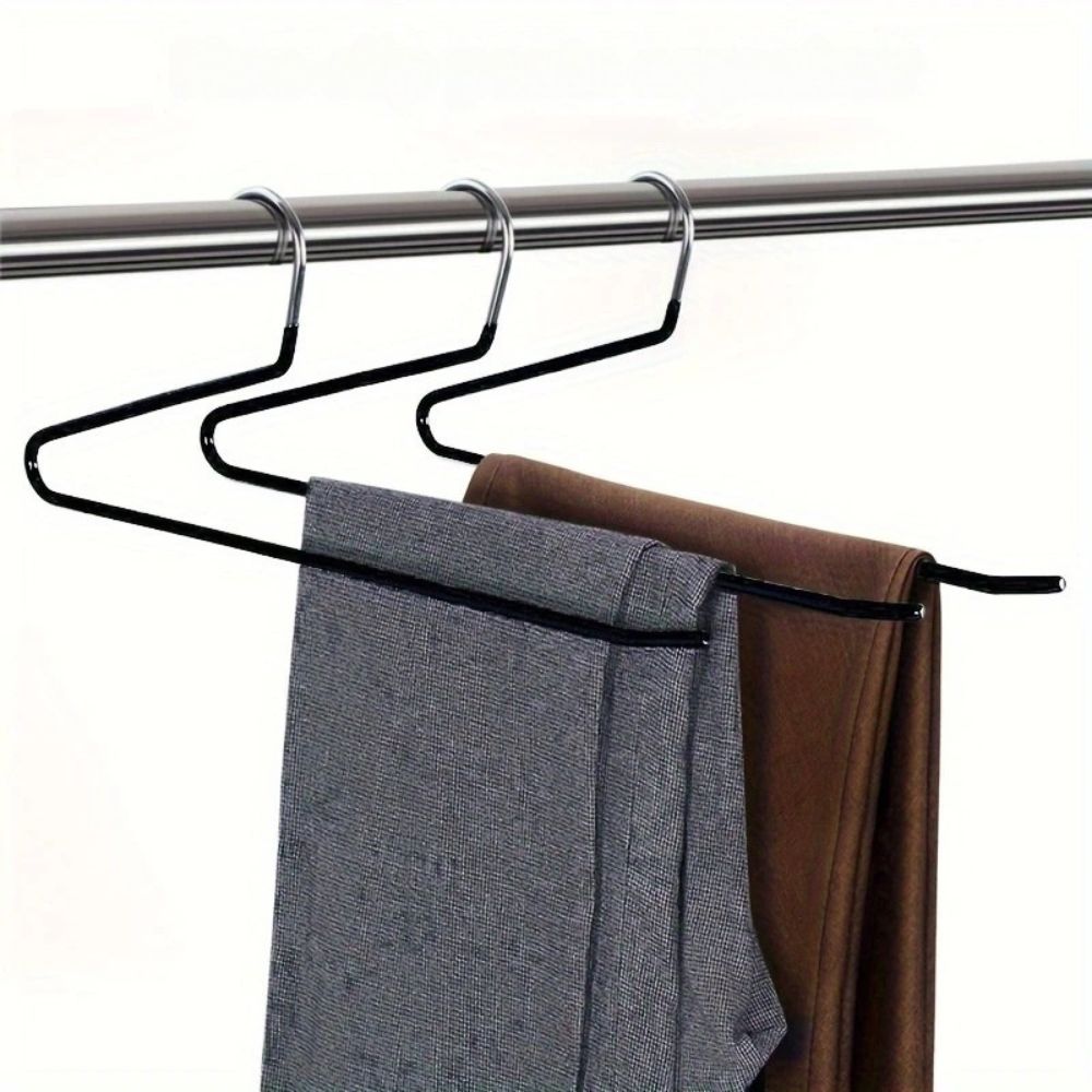 Kleiderbügel aus Edelstahl im Z-Design - 10er-Set | ribuella