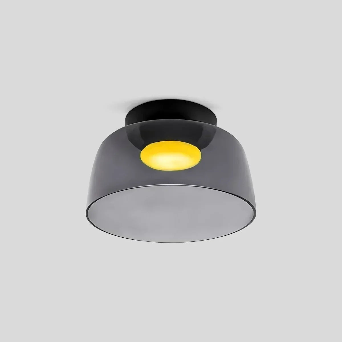 Colored Glass Bedroom Ceiling Light With Soothing Diffused Glow