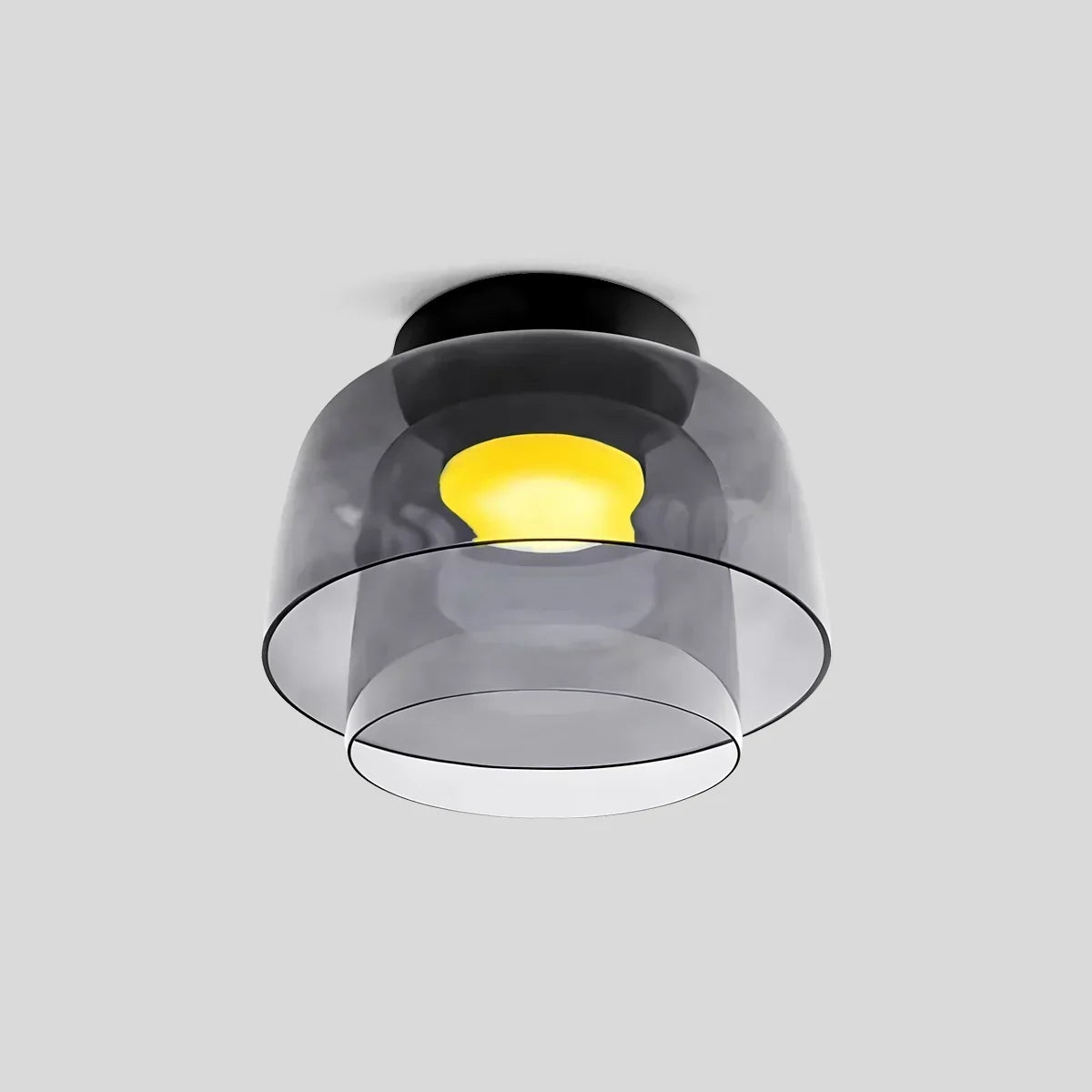 Colored Glass Bedroom Ceiling Light With Soothing Diffused Glow