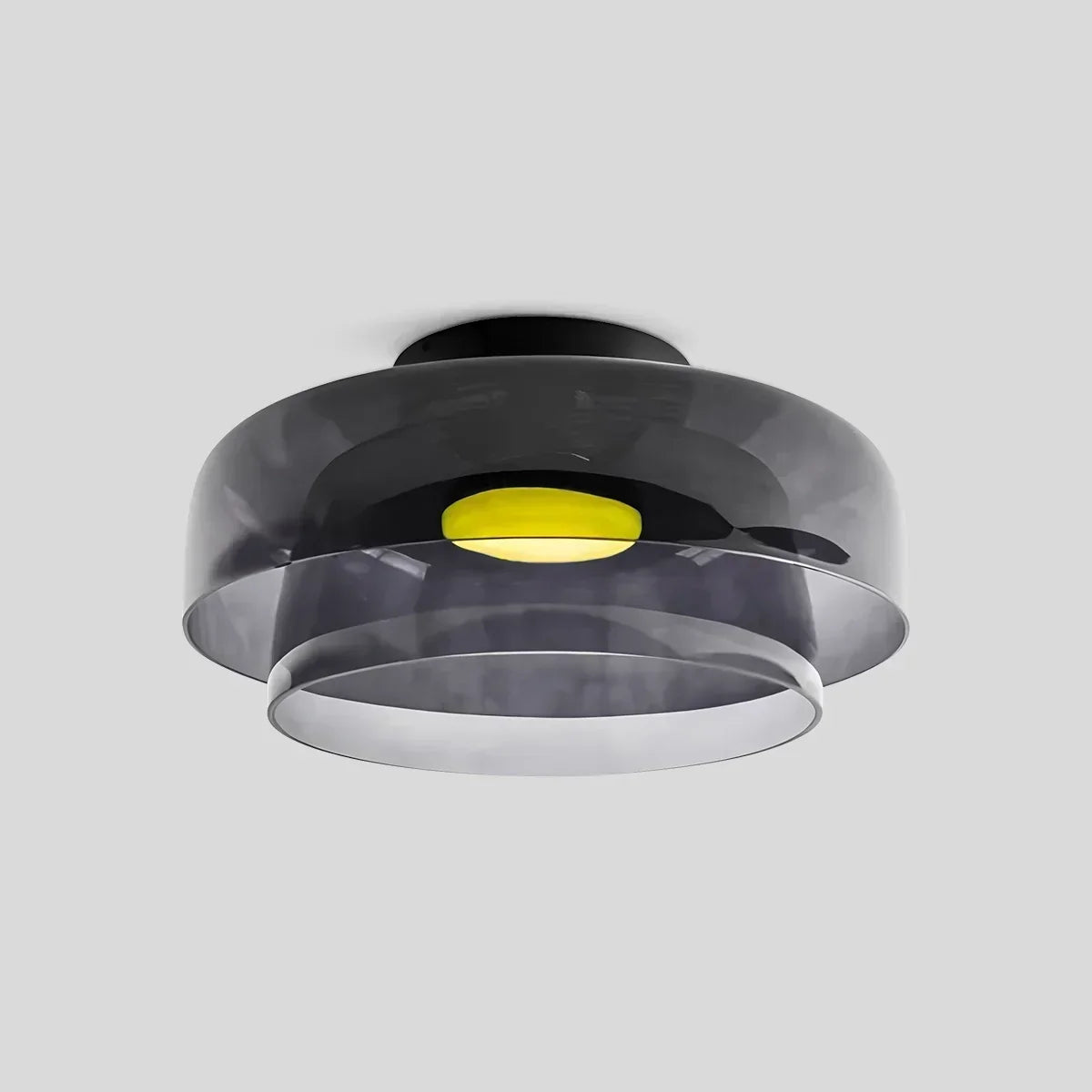 Colored Glass Bedroom Ceiling Light With Soothing Diffused Glow