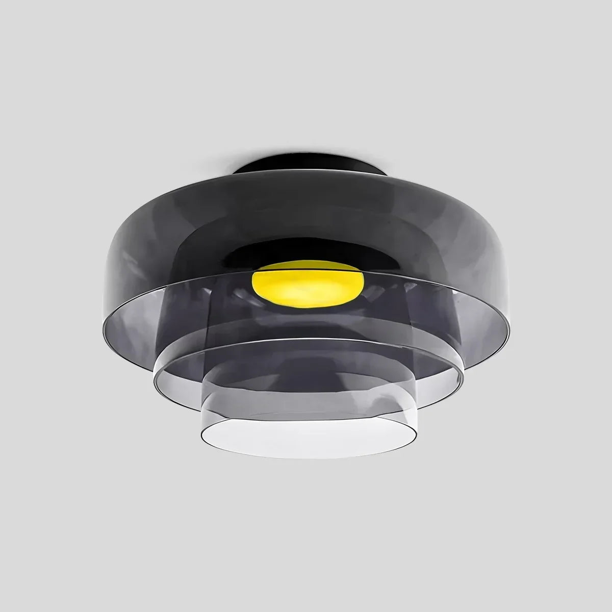 Colored Glass Bedroom Ceiling Light With Soothing Diffused Glow