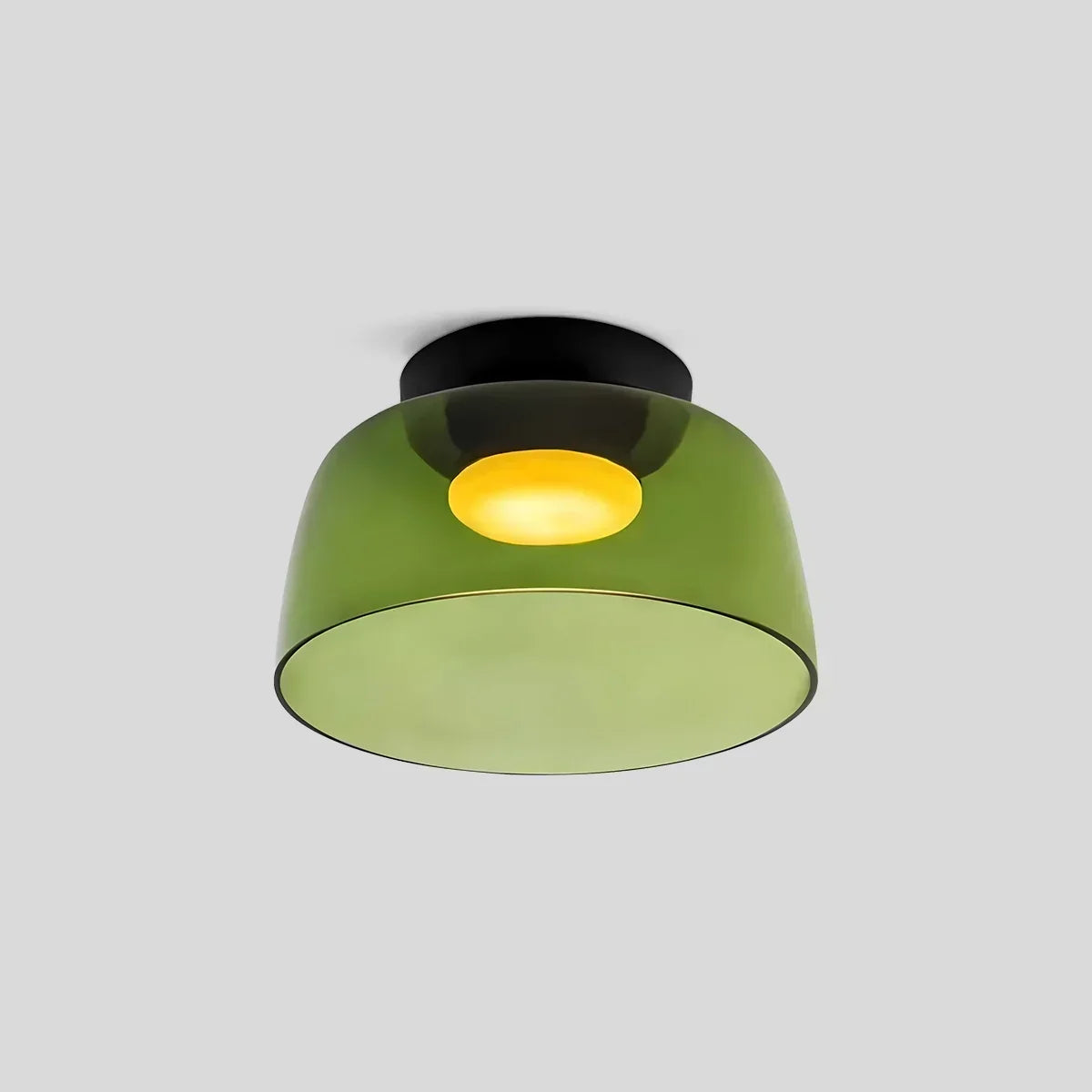 Colored Glass Bedroom Ceiling Light With Soothing Diffused Glow