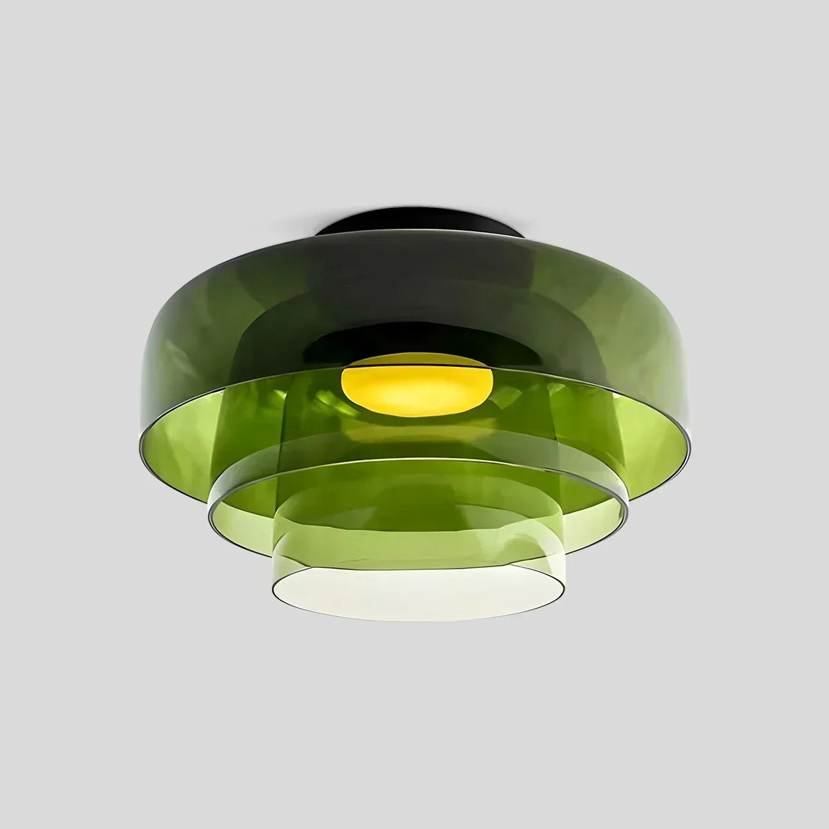 Colored Glass Bedroom Ceiling Light With Soothing Diffused Glow