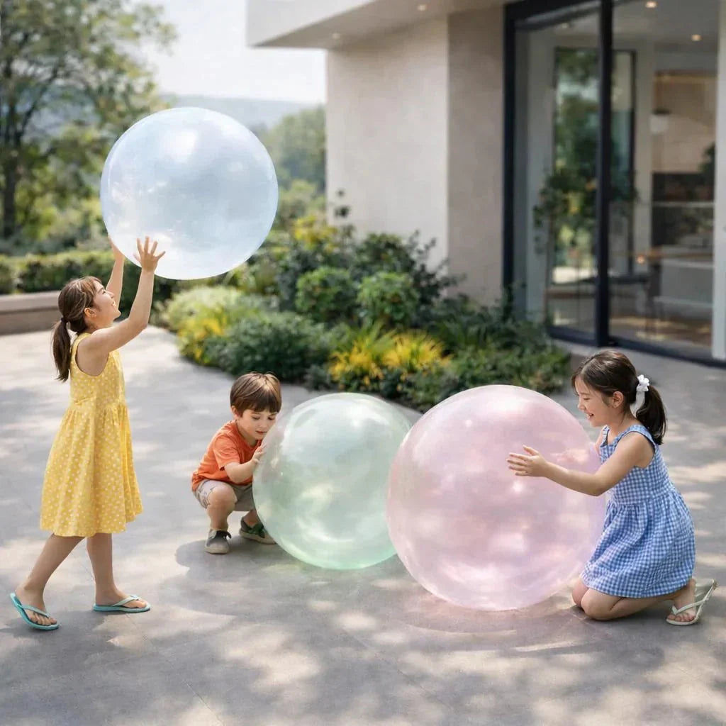 Reusable Jumbo Play Ball, Quick Inflate Design, Oversized Sports Gear
