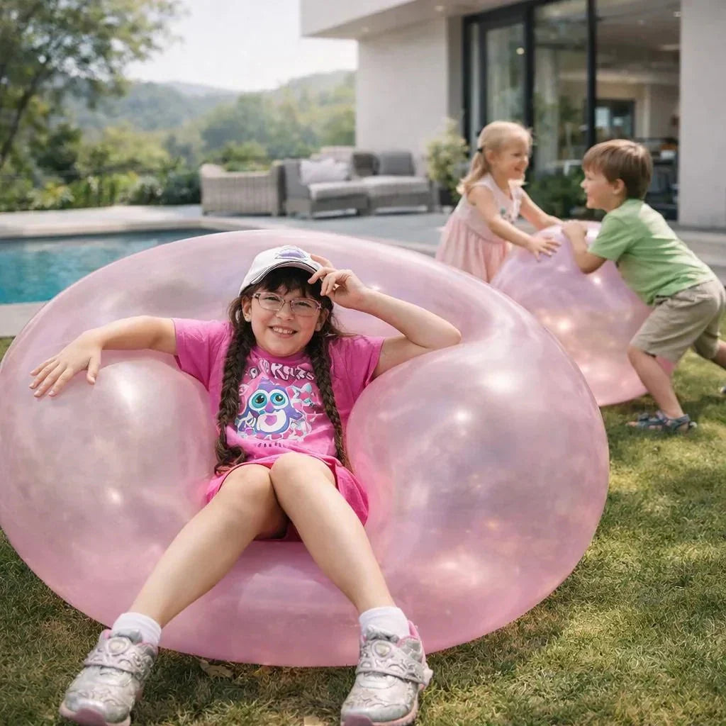 Reusable Jumbo Play Ball, Quick Inflate Design, Oversized Sports Gear
