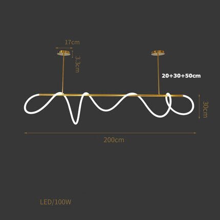 Coleção de candeeiros LED minimalistas e contemporâneos nórdicos Aurelium
