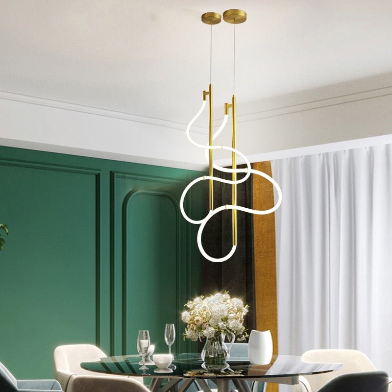 Coleção de candeeiros LED minimalistas e contemporâneos nórdicos Aurelium