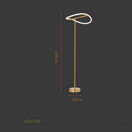 Coleção de candeeiros LED minimalistas e contemporâneos nórdicos Aurelium