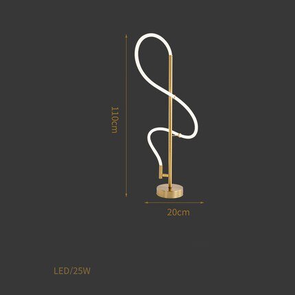Coleção de candeeiros LED minimalistas e contemporâneos nórdicos Aurelium
