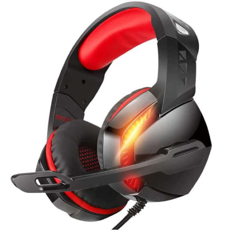 Multi Platform Headphones, Integrated LED Light, And Tactile Volume Controls