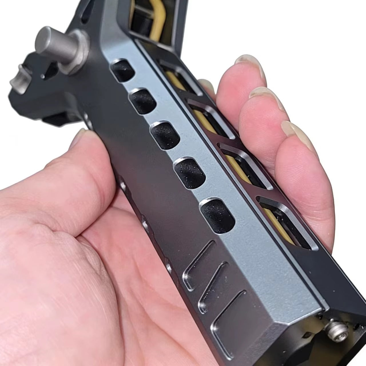 Telescopic Aluminum Slingshot with Integrated Magazine System | ribuella