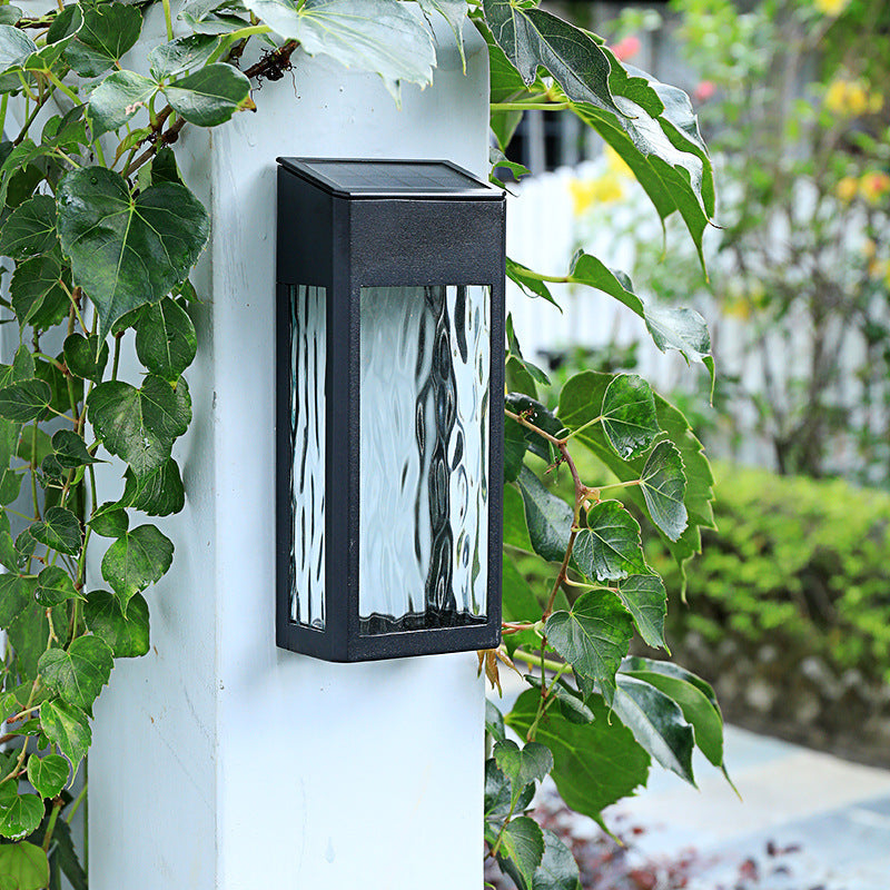 Solar Powered Outdoor Wall Mounted Lamp With Sensor