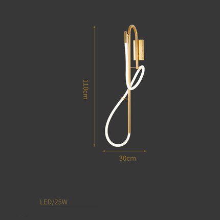 Coleção de candeeiros LED minimalistas e contemporâneos nórdicos Aurelium