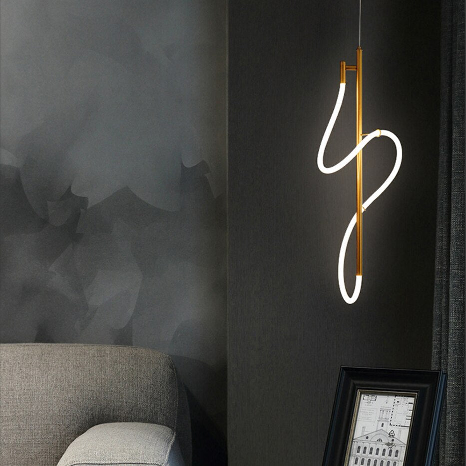 Coleção de candeeiros LED minimalistas e contemporâneos nórdicos Aurelium