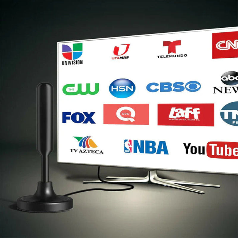 Ultimate 4K Digital TV Antenna with 300-Mile Range for Clear Reception | ribuella