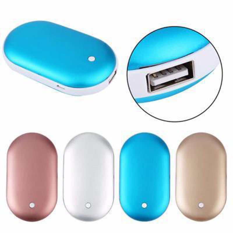 Rechargeable 2 In 1 Hand Warmer And Power Bank, Rapid Heating And Quick USB-C Charging