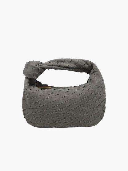 Vegan Suede-Style Handbag with Knot Design | ribuella