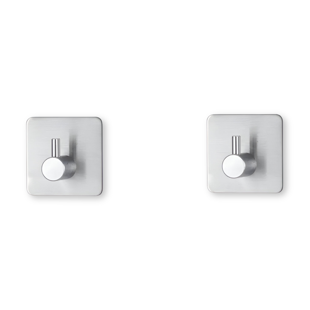 Self-Adhesive Towel Holder for Wall Mounting - Moisture-Resistant Stainless Steel | ribuella