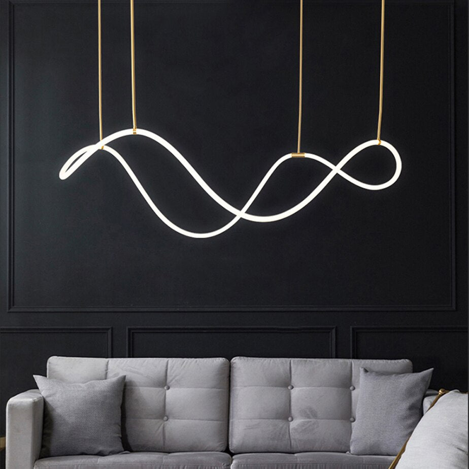 Coleção de candeeiros LED minimalistas e contemporâneos nórdicos Aurelium