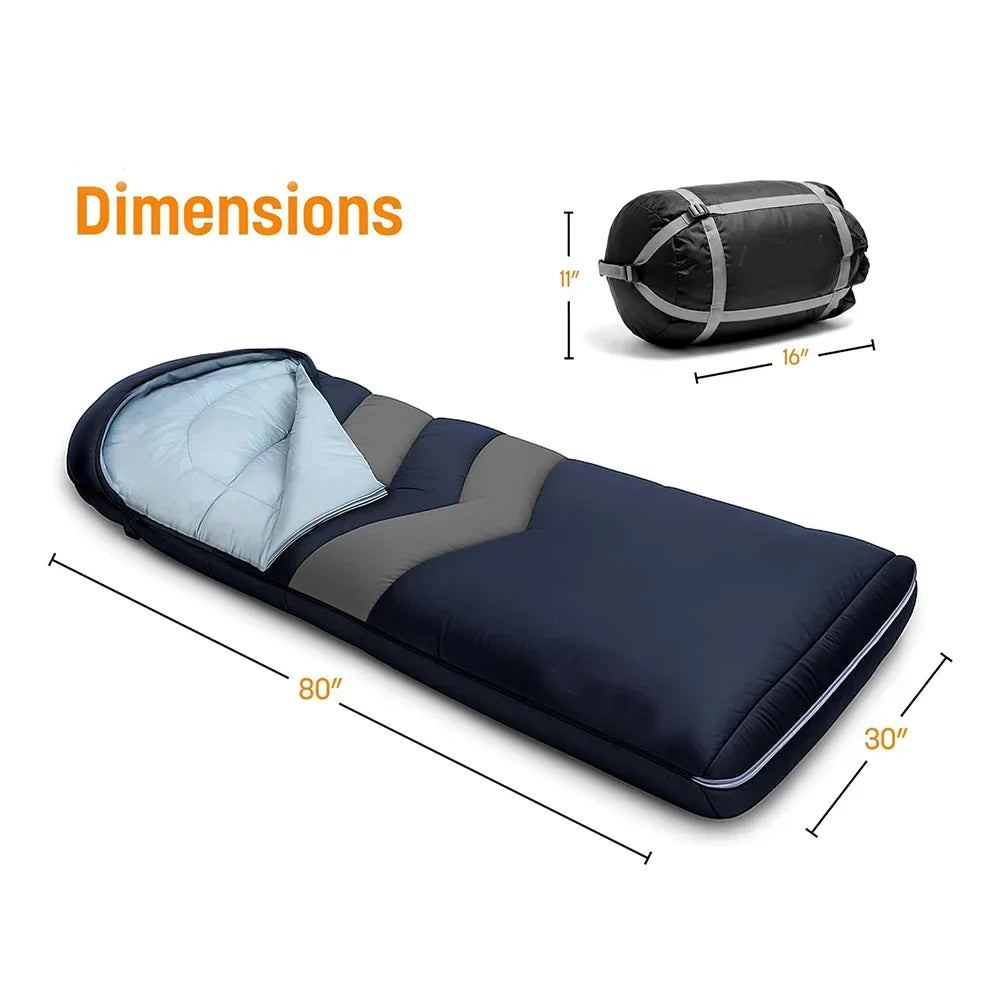 AirPack Inflatable Sleeping Bag — Built-In Pad And Pillow
