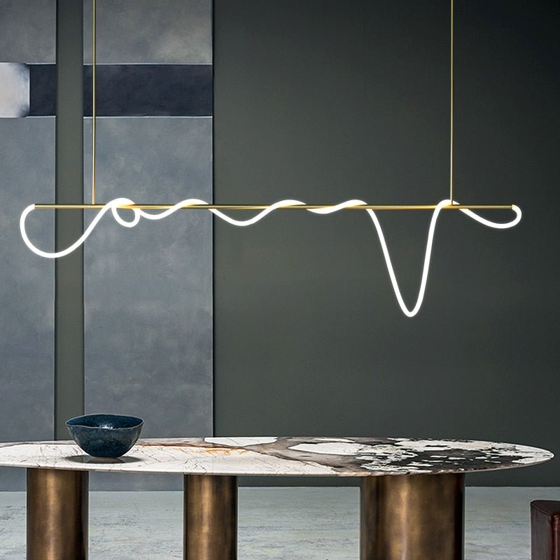 Coleção de candeeiros LED minimalistas e contemporâneos nórdicos Aurelium