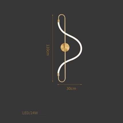 Coleção de candeeiros LED minimalistas e contemporâneos nórdicos Aurelium