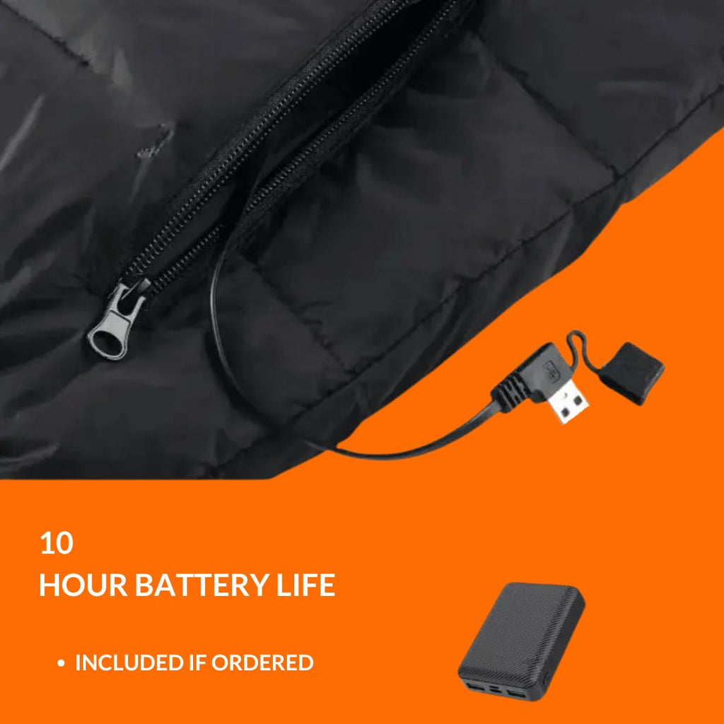 Unisex Rechargeable Heated Gilet — Adjustable Body Warmer Vest