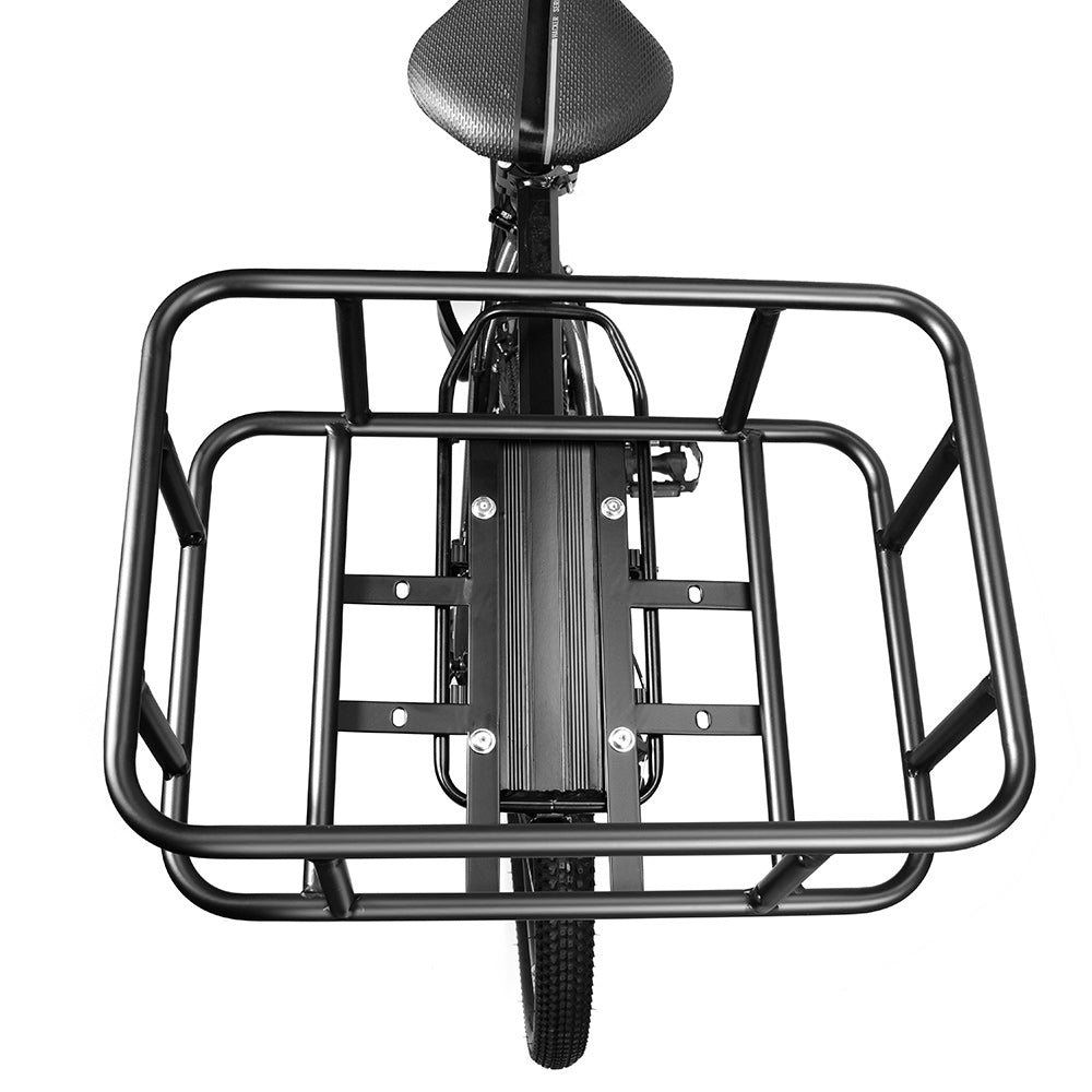 Cesta trasera robusta para bicicleta con portaequipajes ajustable | ribuella