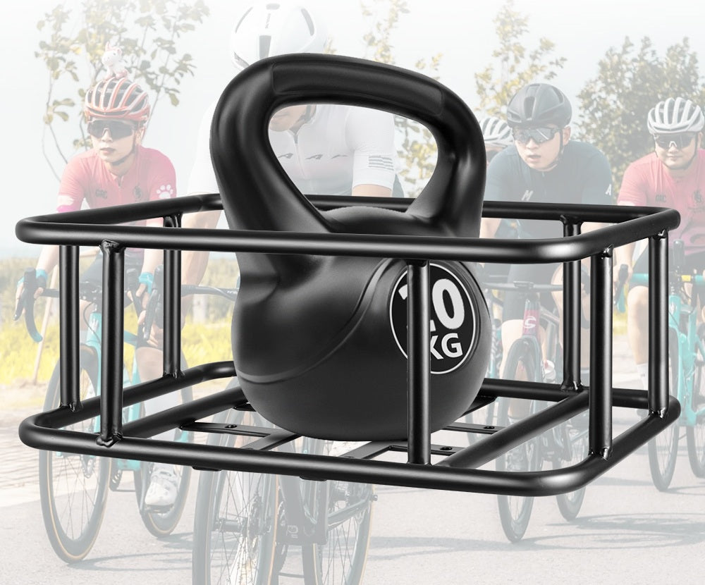 Robust Rear Bicycle Cargo Basket with Adjustable Rack | ribuella