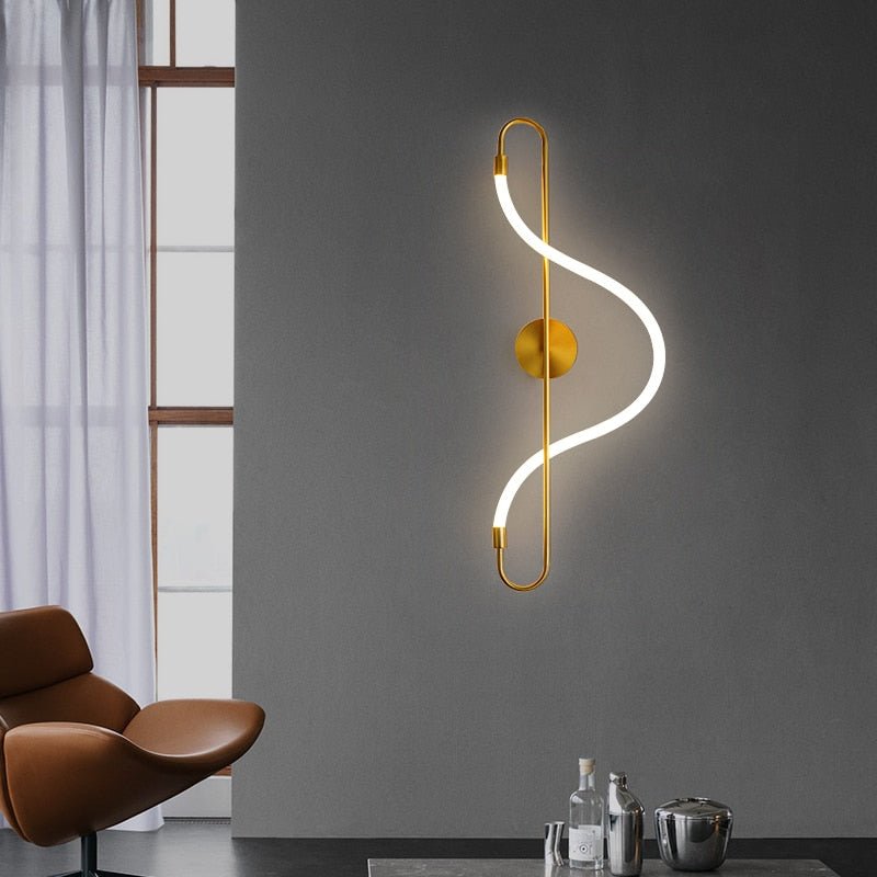 Coleção de candeeiros LED minimalistas e contemporâneos nórdicos Aurelium