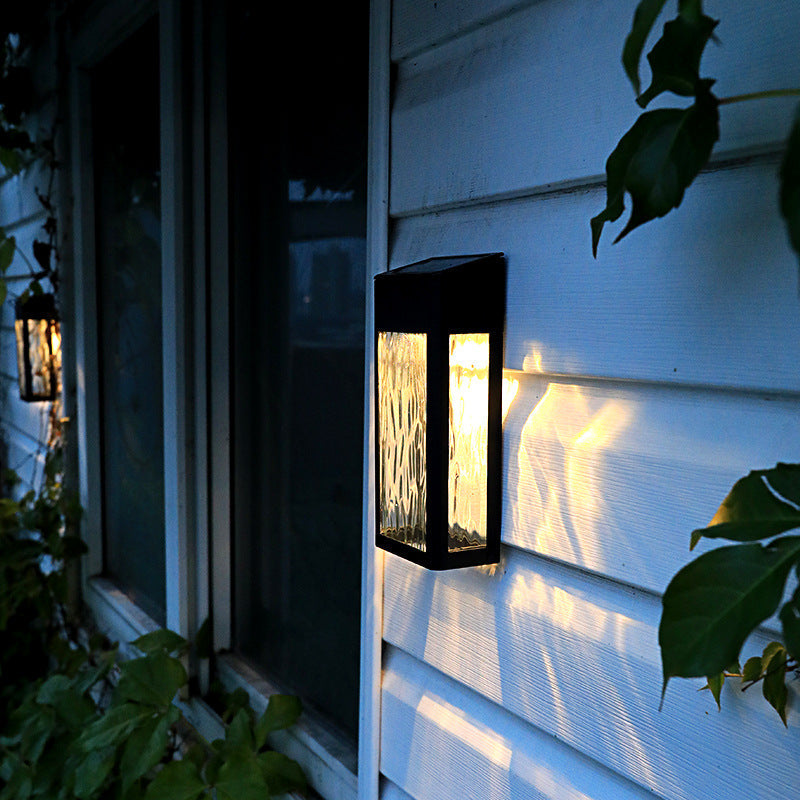 Wandlamp voor buiten op zonne-energie met sensor