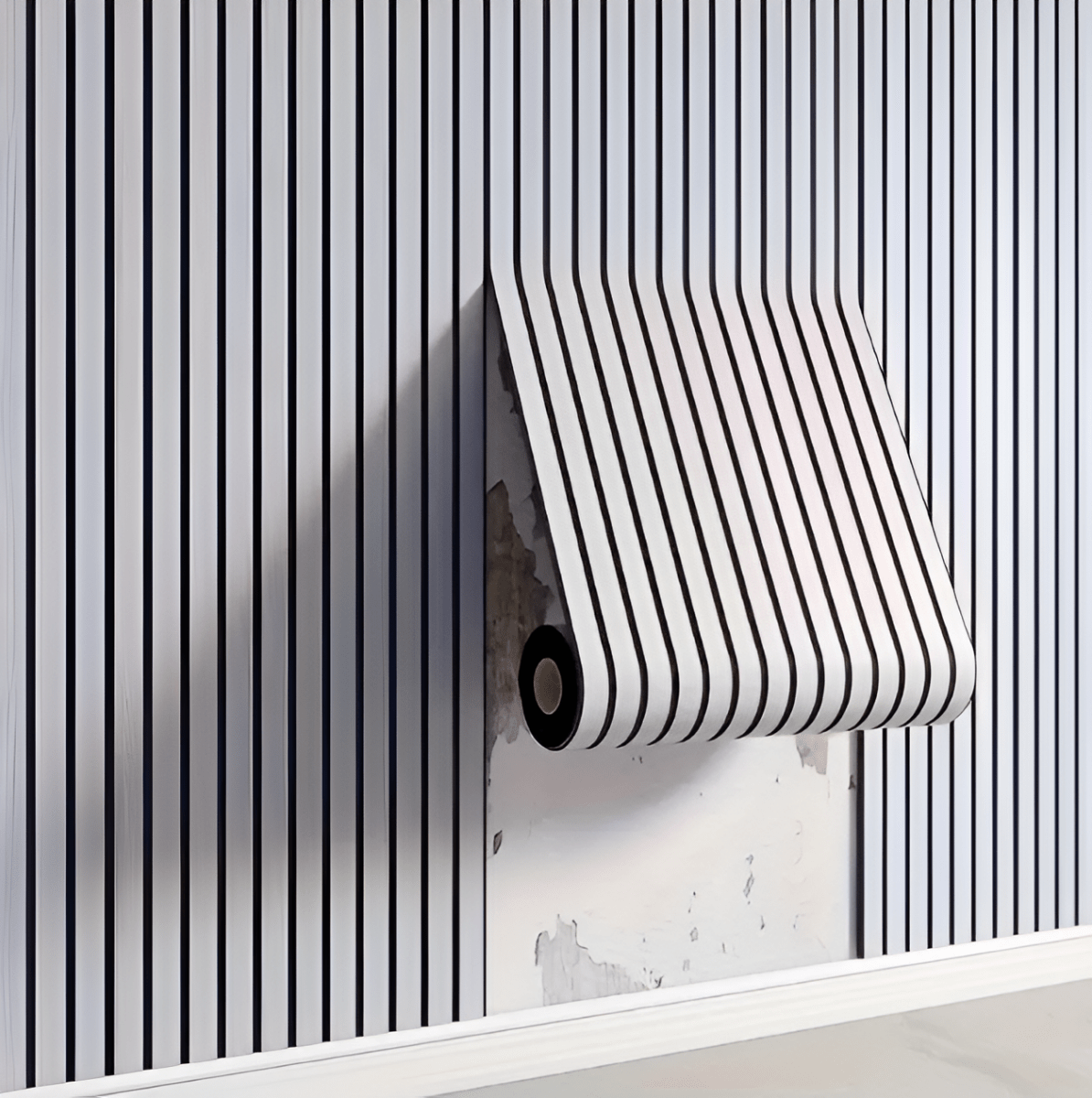 Self-Adhesive 3D Wood Paneling - Modern Wall Covering | ribuella