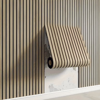 Self-Adhesive 3D Wood Paneling - Modern Wall Covering | ribuella