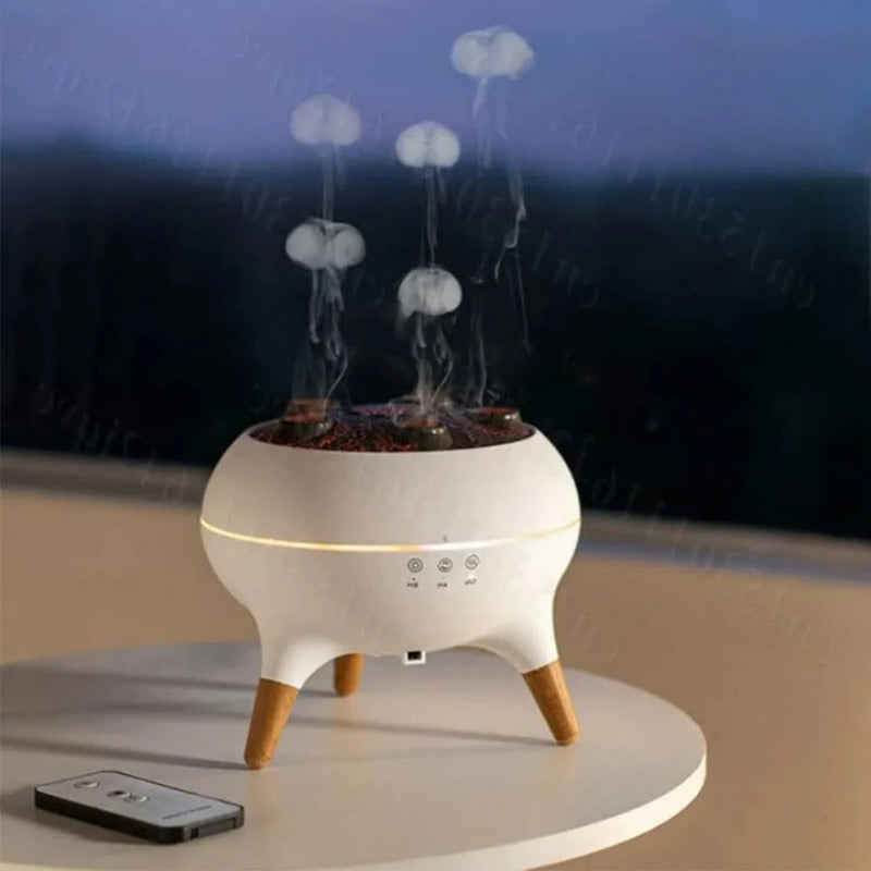 SerenityMist Ultrasonic Humidifier with LED Aroma Diffuser | ribuella