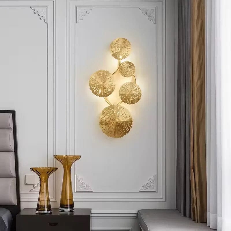 SylvaLeaf vegglampe med lotusblad og varmt, stemningsfullt LED-lys