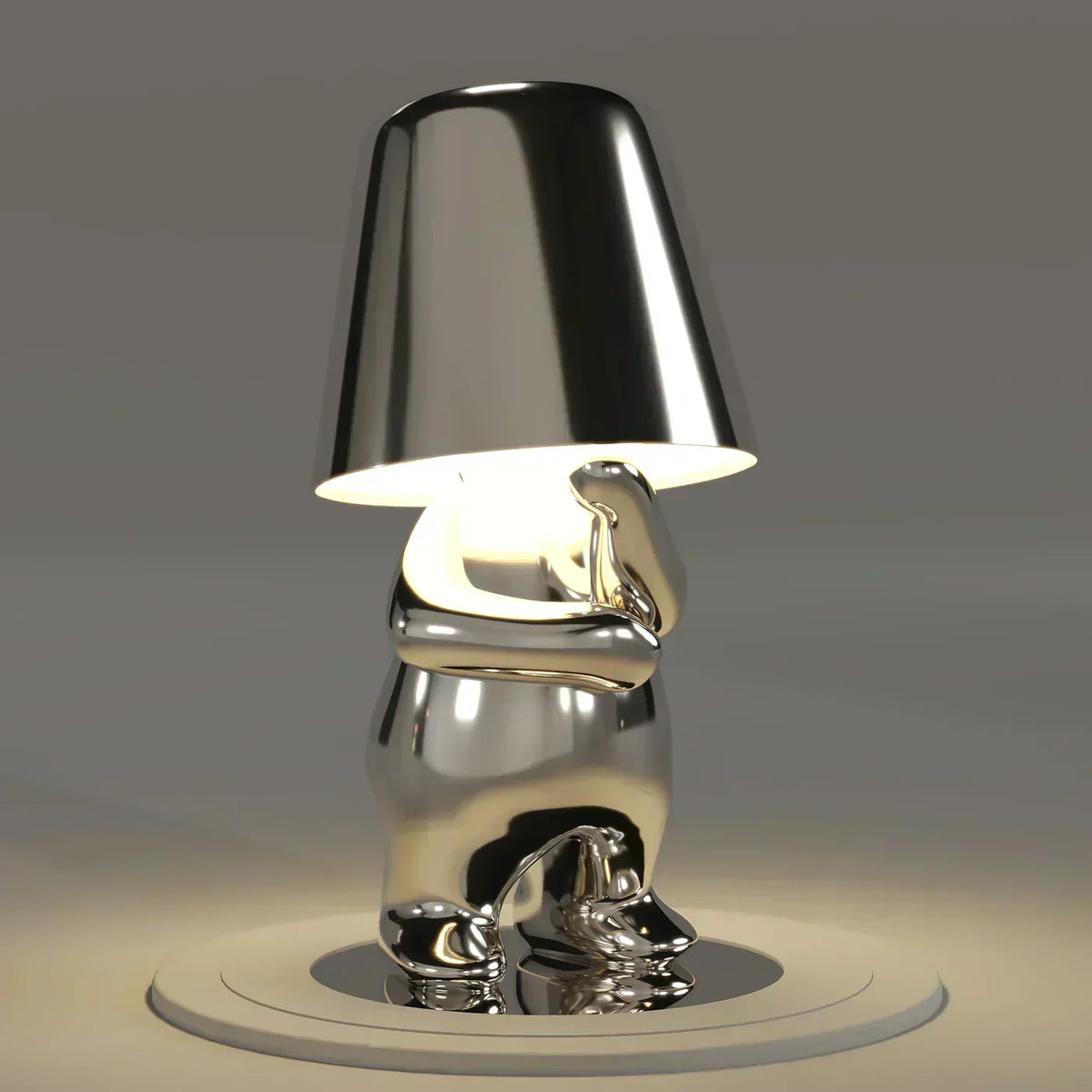 Luxora Thinker Brothers Cordless Lamp, Napoleon-Inspired Design