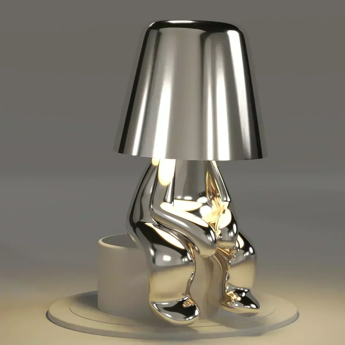 Luxora Thinker Brothers Cordless Lamp, Napoleon-Inspired Design