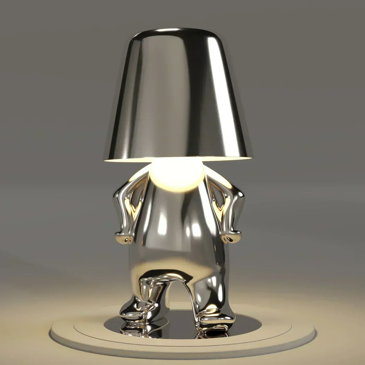 Luxora Thinker Brothers Cordless Lamp, Napoleon-Inspired Design