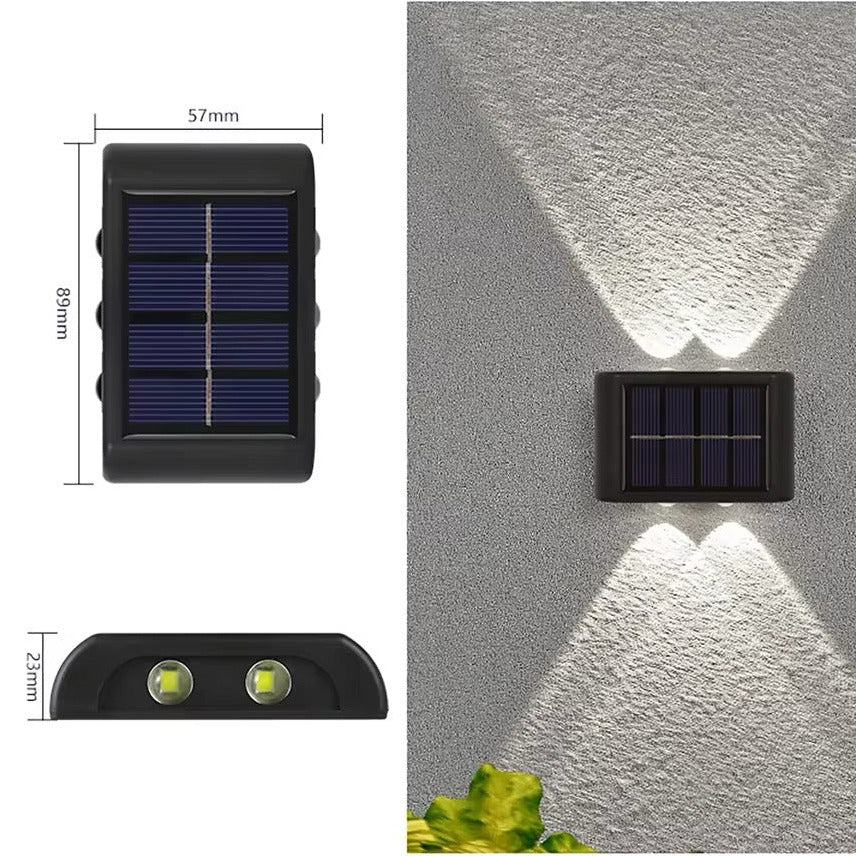 Automatische zonnewandlampen met schemer-tot-daglichtsensor en draadloos ontwerp