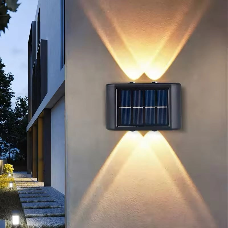 Automatic Dusk To Dawn Solar Wall Lights Wire Free Design