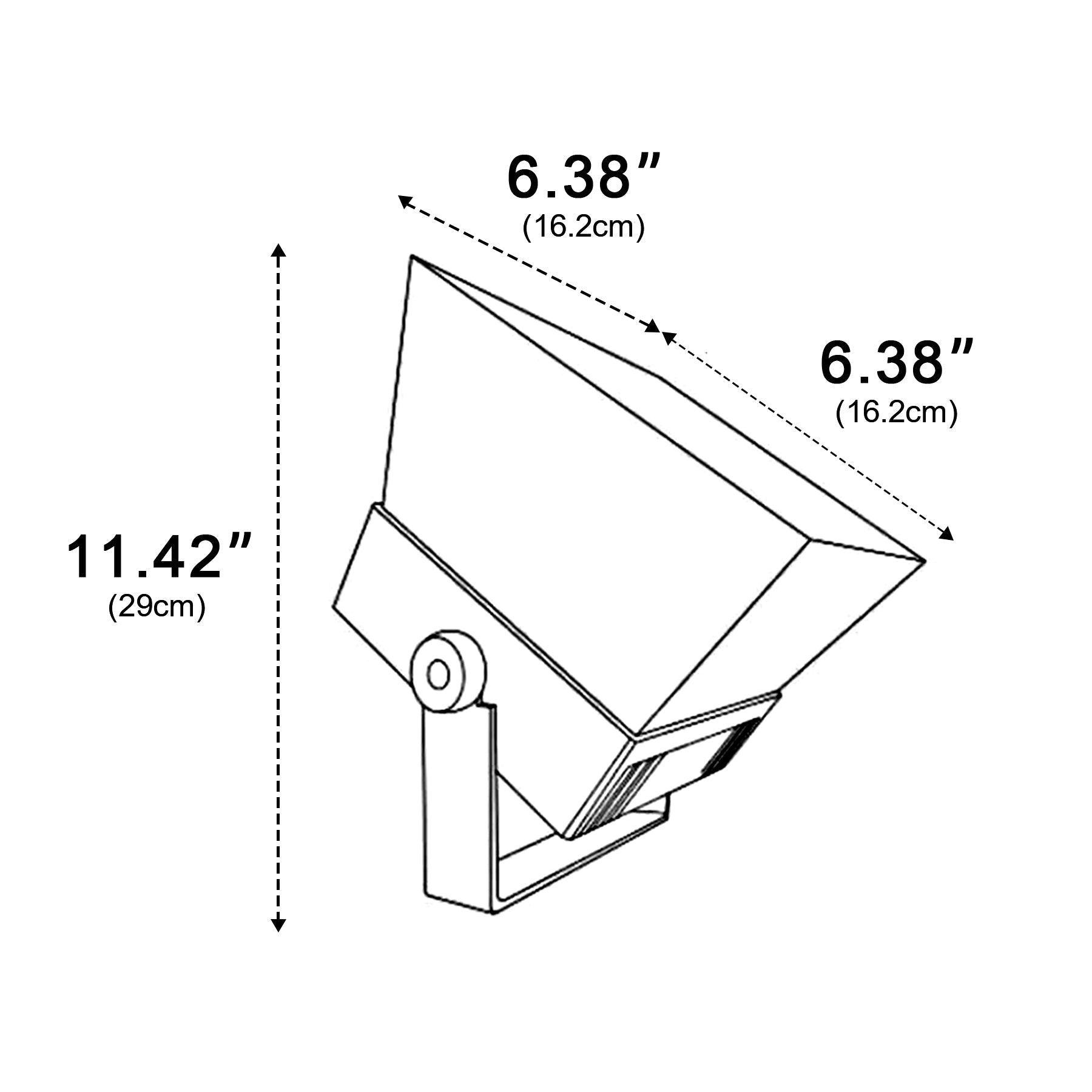 Industrial Outdoor Wall Light Waterproof Adjustable Beam Aluminum LED Spot Light for Garden | ribuella