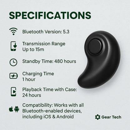 Ultra-Comfort Bluetooth Sleep Earbuds for Restful Nights | ribuella