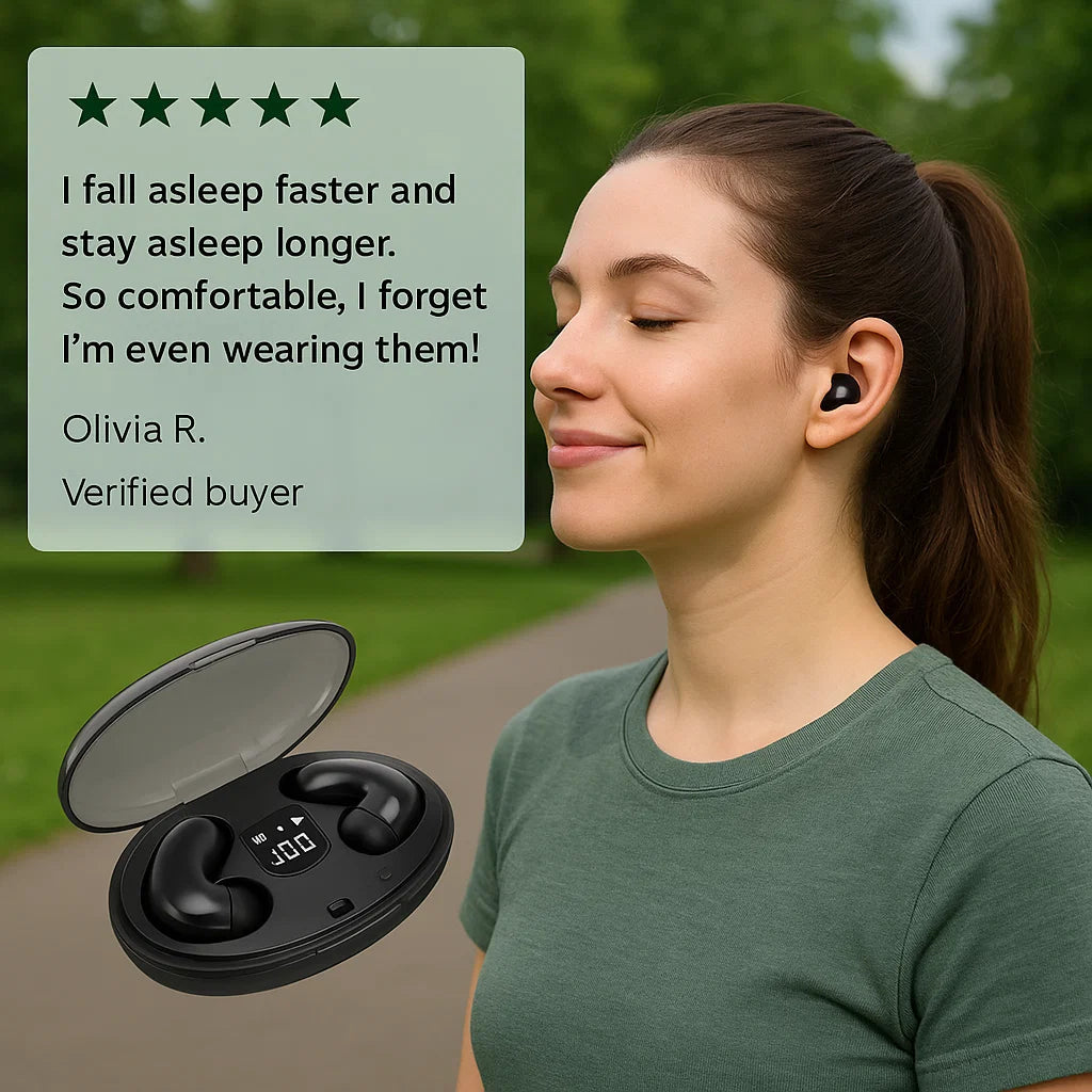 Ultra-Comfort Bluetooth Sleep Earbuds for Restful Nights | ribuella