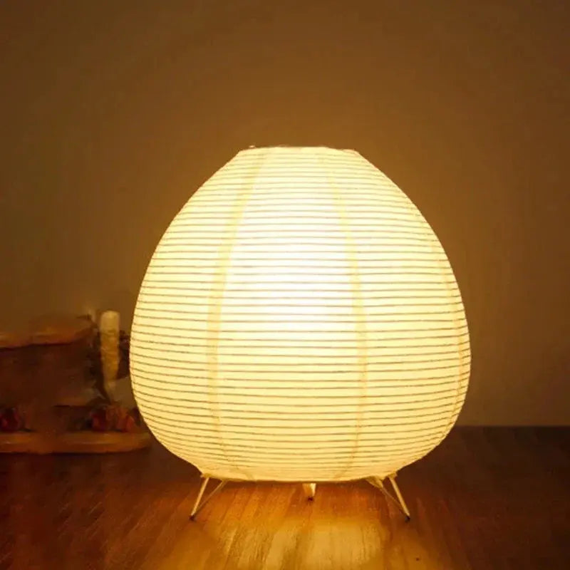 和風デザインのライスペーパーLEDテーブルランプ | ribuella