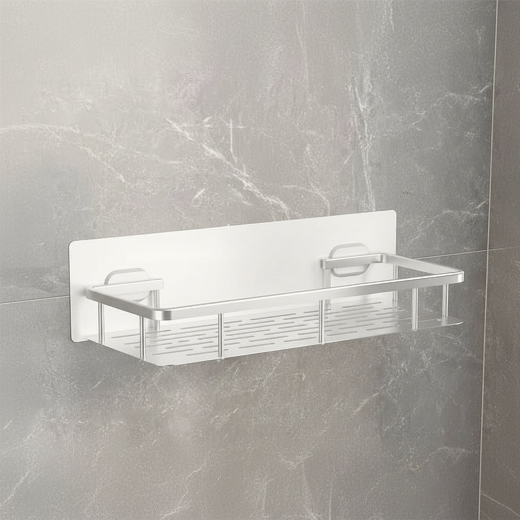 Self-Adhesive Bathroom Shelf - No Drilling & Stainless Steel | ribuella