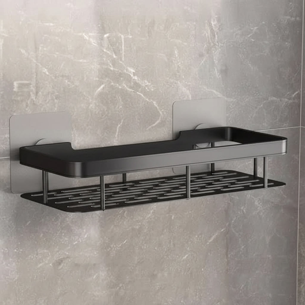 Self-Adhesive Bathroom Shelf - No Drilling & Stainless Steel | ribuella