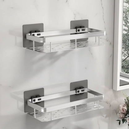 Self-Adhesive Bathroom Shelf - No Drilling & Stainless Steel | ribuella